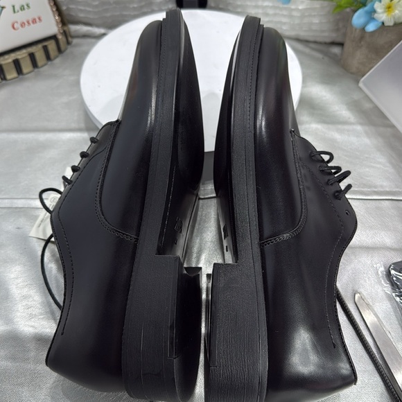 (P5) NWT Zara Black Men's Oxfords, Size 41/8 USA - Picture 7 of 13